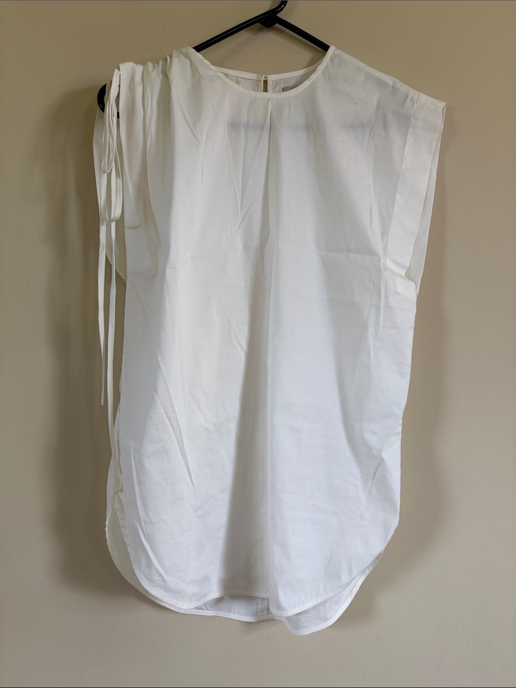 Lee Mathews White Split-Sleeve Tank Top L5 — image 2 of 8